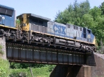 CSX 484 on a Clinchfield bridge